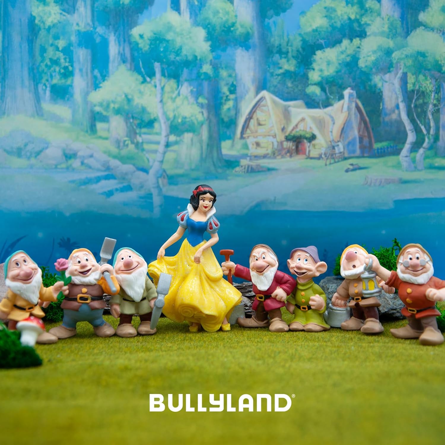 Detalle de 12480 - BULLYLAND: Blanche Neige et les Sept Nains – Figurine Nain Timide (6 cm)