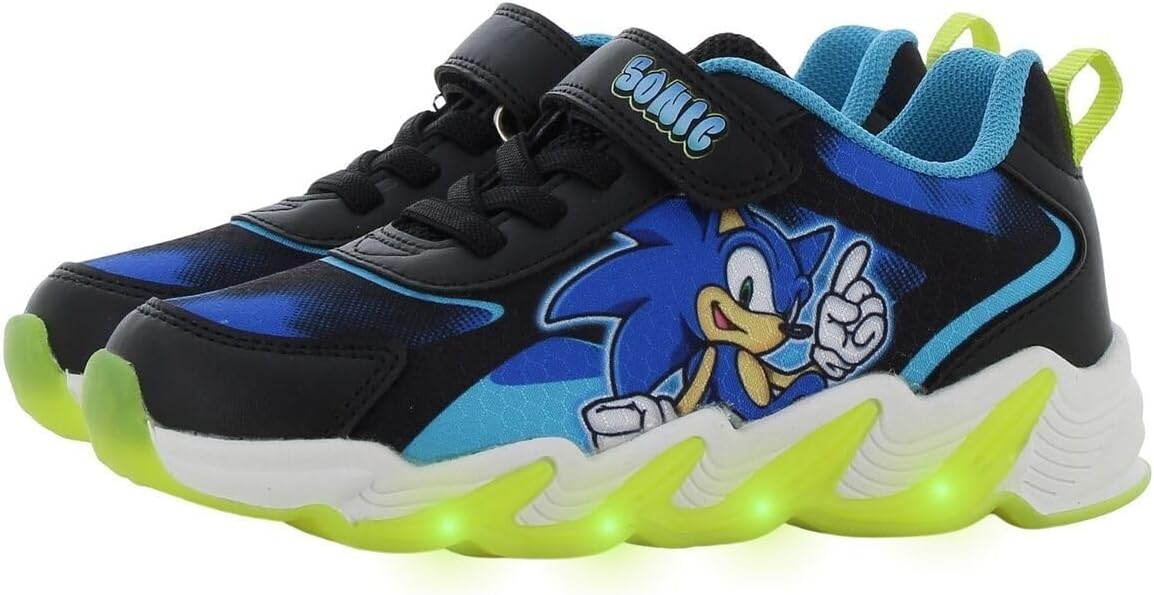 Detalle de Leomil Sonic sneakers voor kinderen met lichtjes en lichte EVA-zool