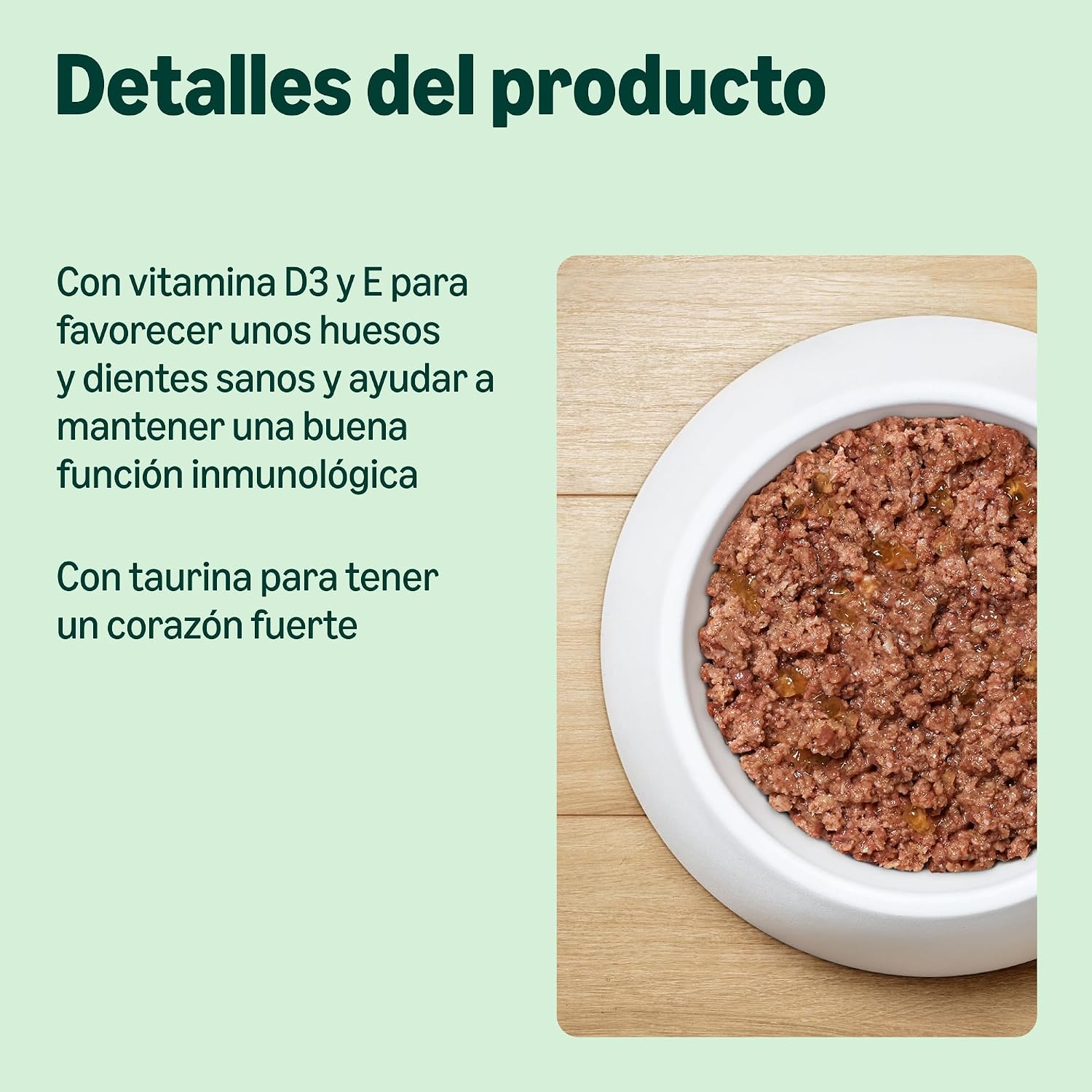 Detalle 2 de by Amazon Comida húmeda gatos paté ternera 12x400 g