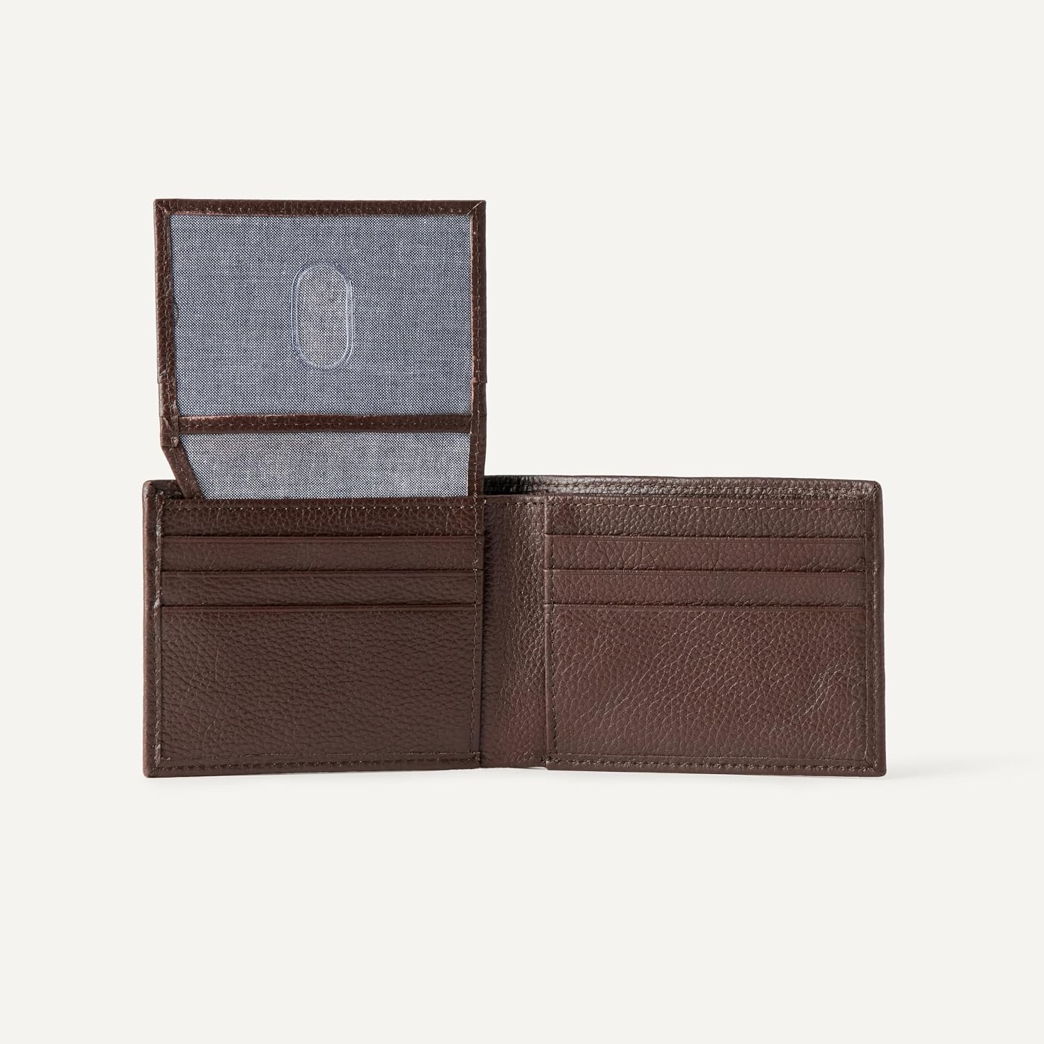 Thumbnail 3 de Amazon Essentials Pebbled Full Grain Leather Bifold Wallet 👝