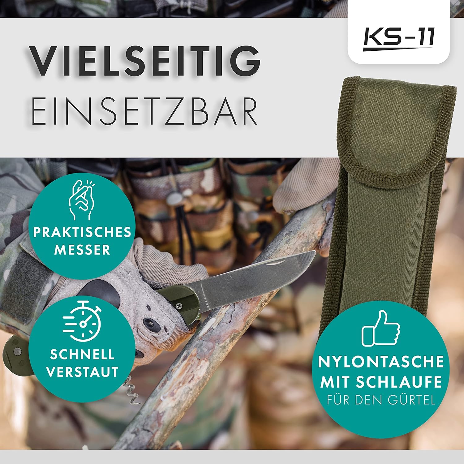 Thumbnail 5 de KS-11 Campingbesteck Set 6-teilig