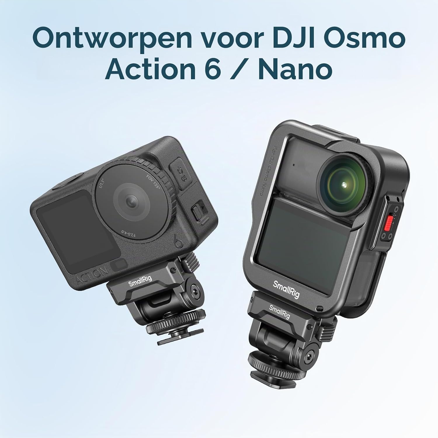 Thumbnail 6 de SMALLRIG 6440 cold shoe-bevestiging voor DJI Osmo Action 6 en Nano, 160°