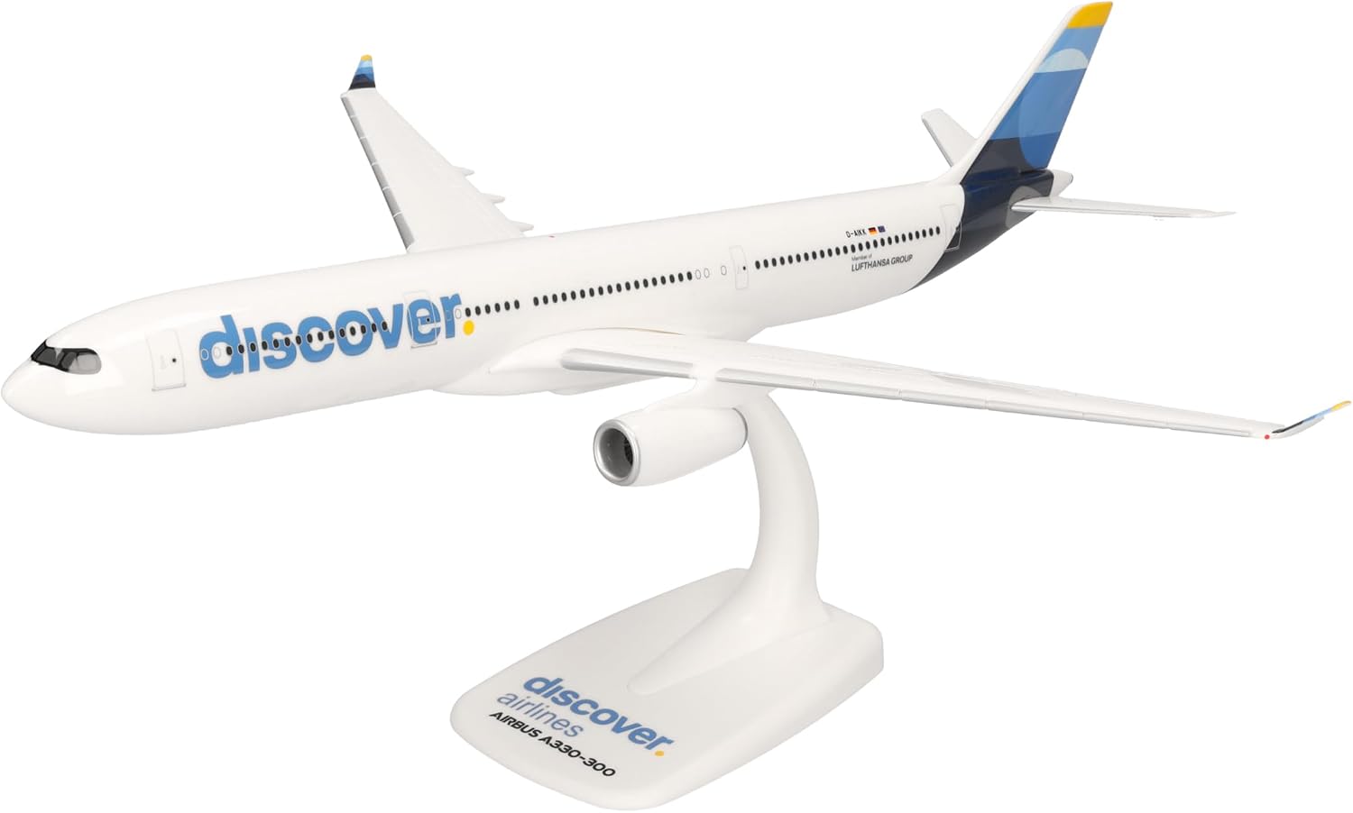 Herpa 614757 SnapFit Airbus A330-300 Discover Airlines 1:200