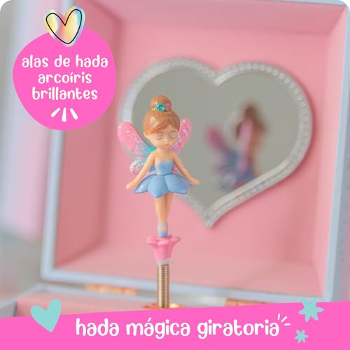 Detalle 2 de Giggle & Honey Joyero Musical de Hada 15,2 cm