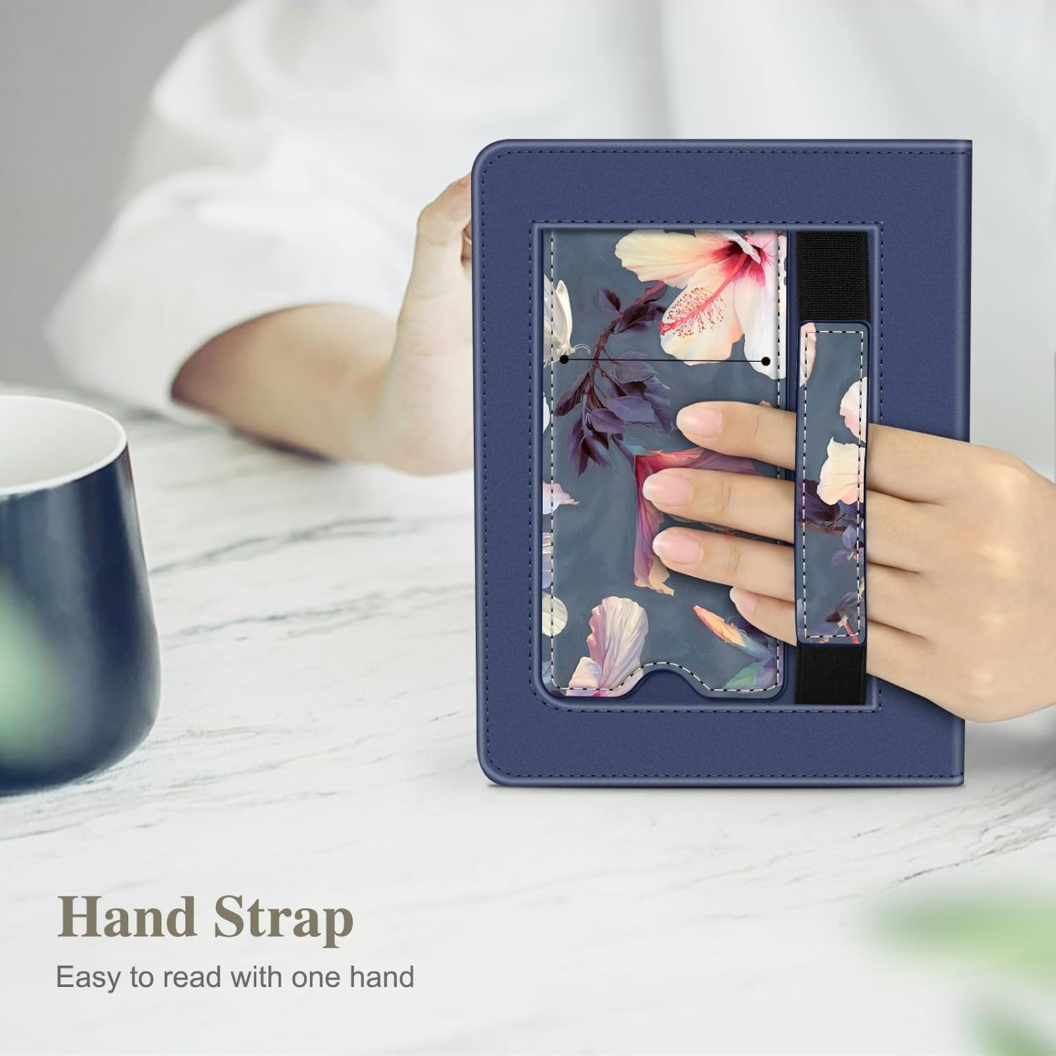 Thumbnail 5 de FINTIE EKAZ087EU Kindle Case, Foldable Stand, Hand Strap and Card Slot