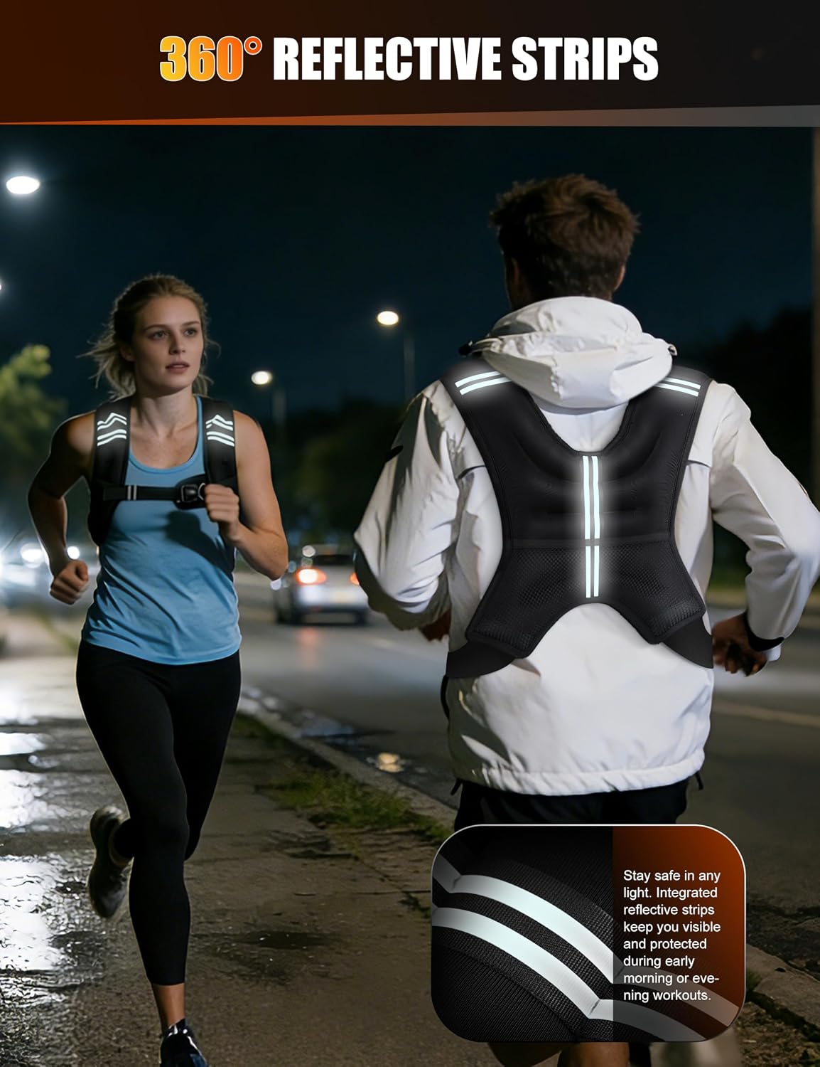 Thumbnail 4 de Henkelion VEST-12LB-004 Weighted Vest, 12 lb Neoprene with Adjustable Strap