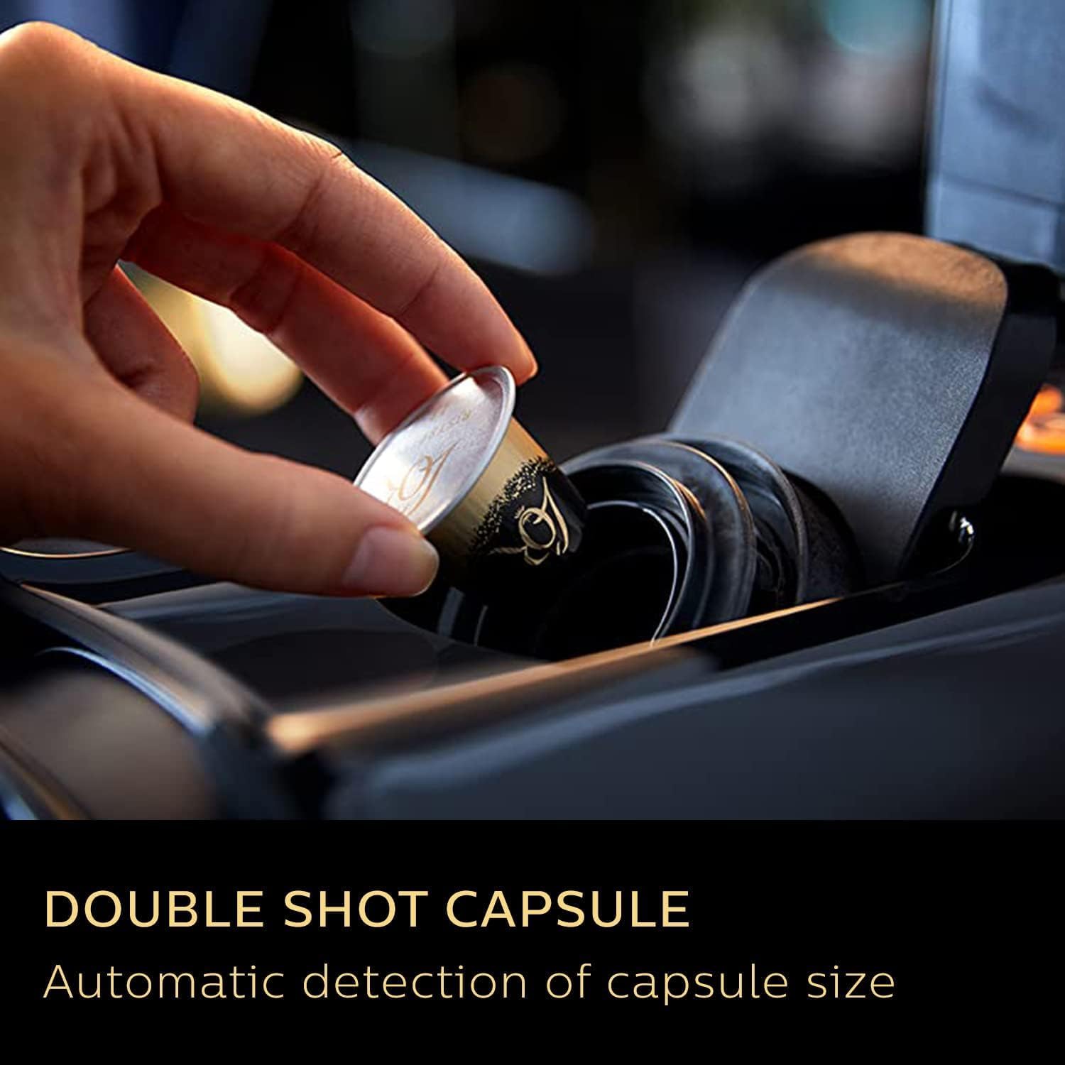 Thumbnail 4 de Philips L’OR Barista capsule coffee machine & milk frother (LM8014/60) in black