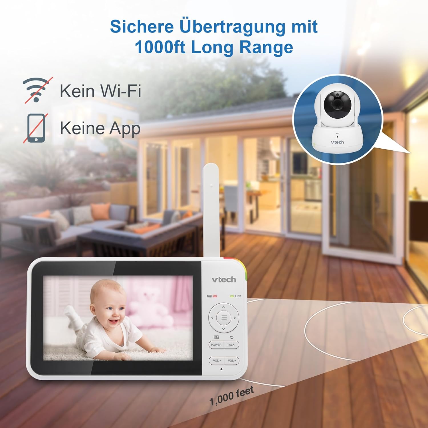 Thumbnail 4 de Vtech VM924 Video Babymonitor 5"