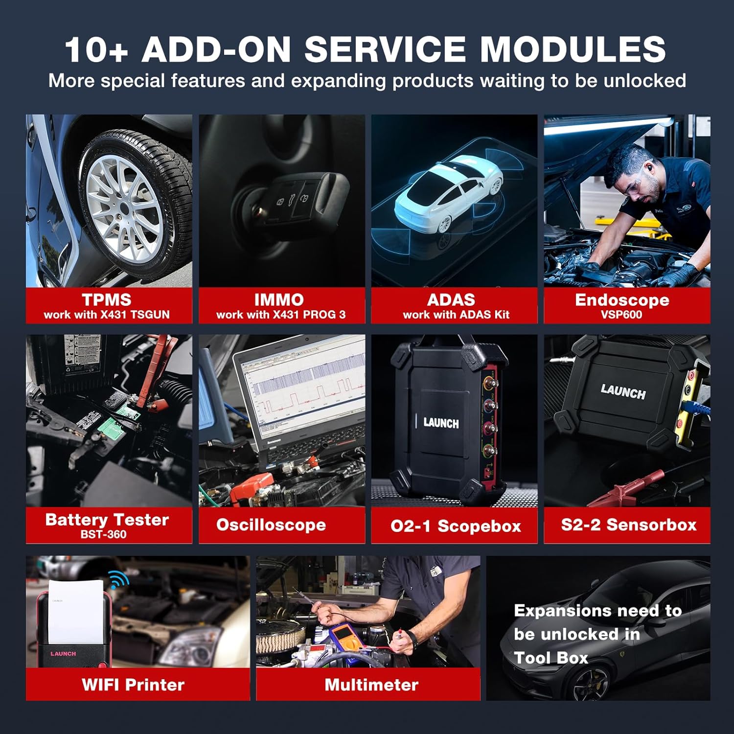 Thumbnail 5 de LAUNCH X431 Pro Elite scanner OBD2 bidirezionale con 38+ reset, codifica ECU online e CAN FD/DOIP