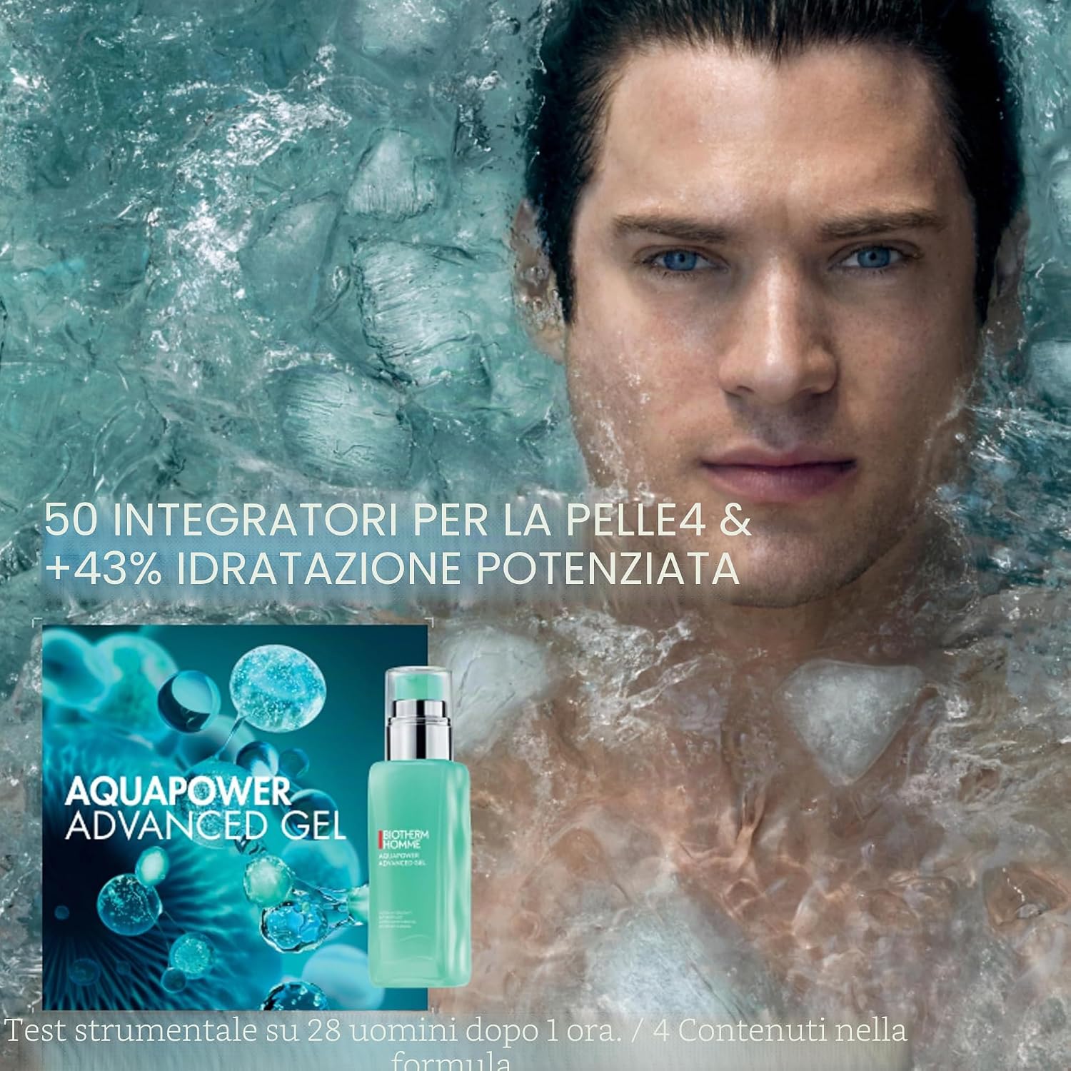 Detalle 2 de BIOTHERM HOMME Aquapower Advanced Gel 75 ml