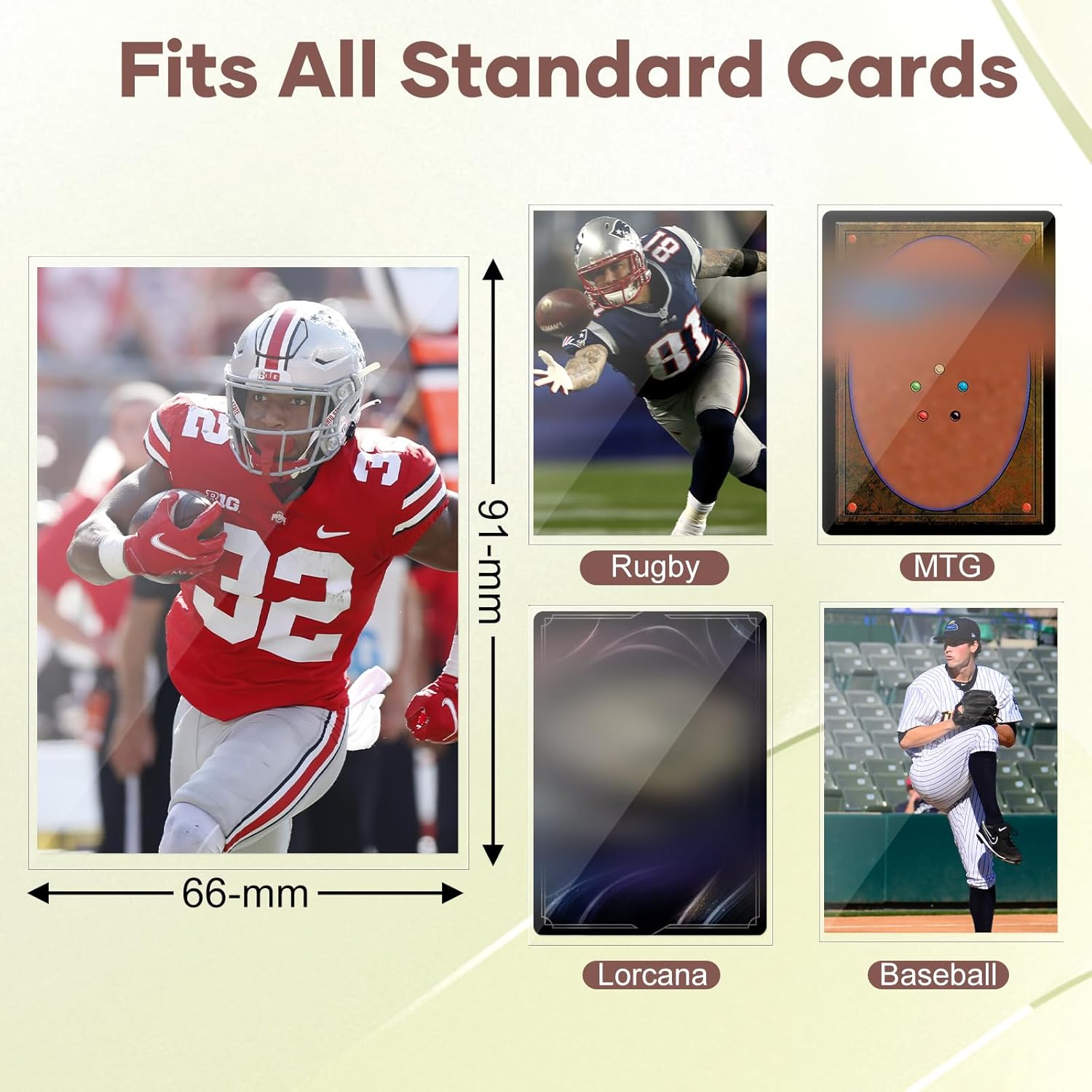 Thumbnail 4 de 1200 Count Clear Card Sleeves for TCGs ๐ด