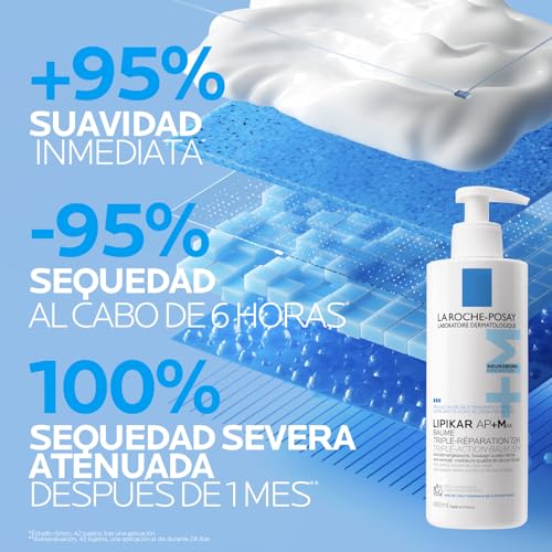 Detalle de La Roche-Posay Lipikar Baume AP+ Max: bálsamo reparador de triple acción (400 ml)