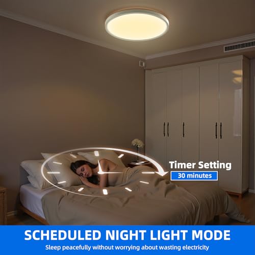 Thumbnail 7 de Taipow Plafón LED regulable para techo (24W, 2160 LM) con RGB y mando a distancia