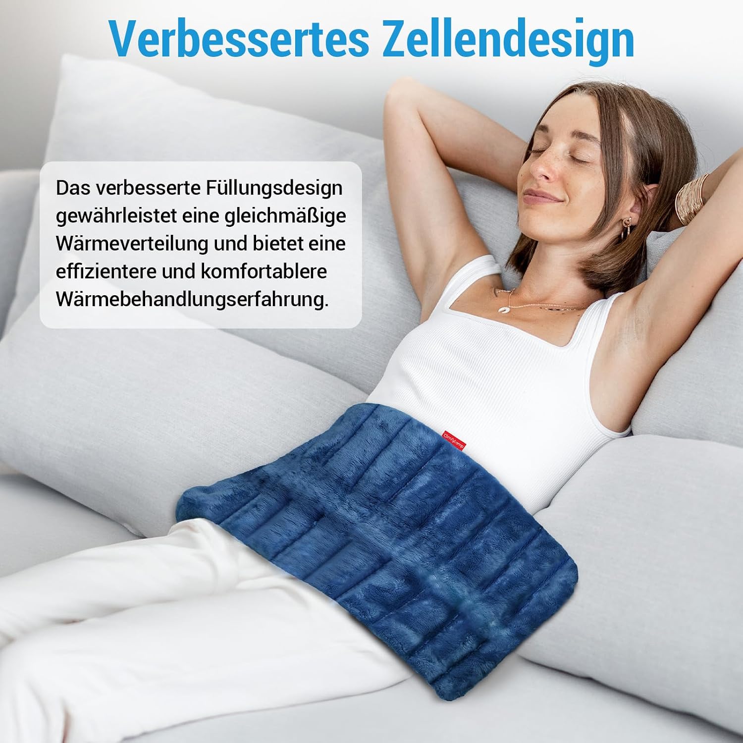 Thumbnail 3 de Comfytemp Großes Körnerkissen 30×60 cm 1,8 kg Wärmekissen 🌡