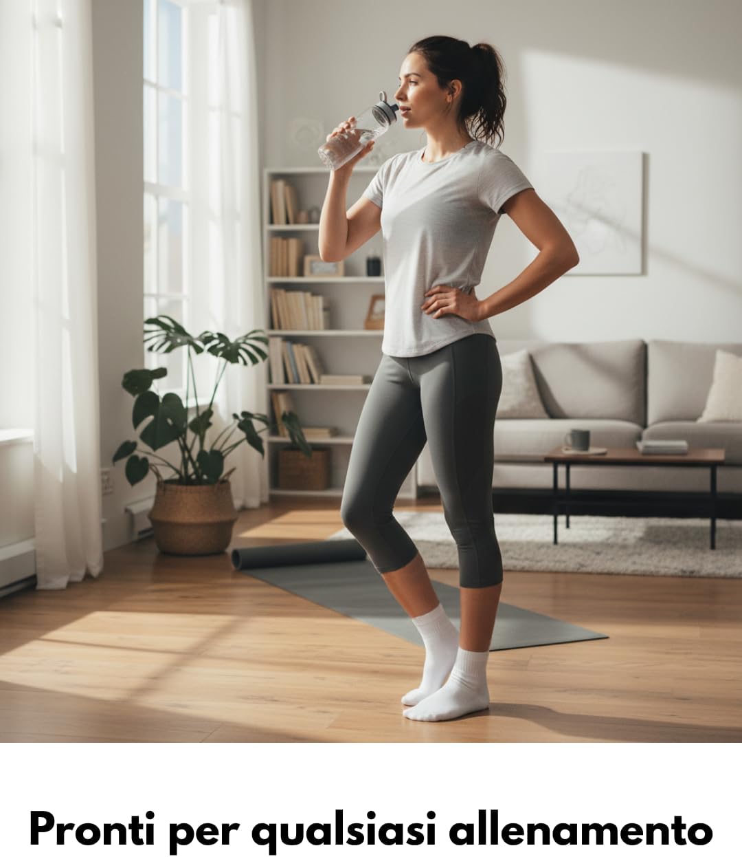 Thumbnail 1 de sockenkauf24 confezione da 10 paia di calze sportive quarter tennis uomo donna