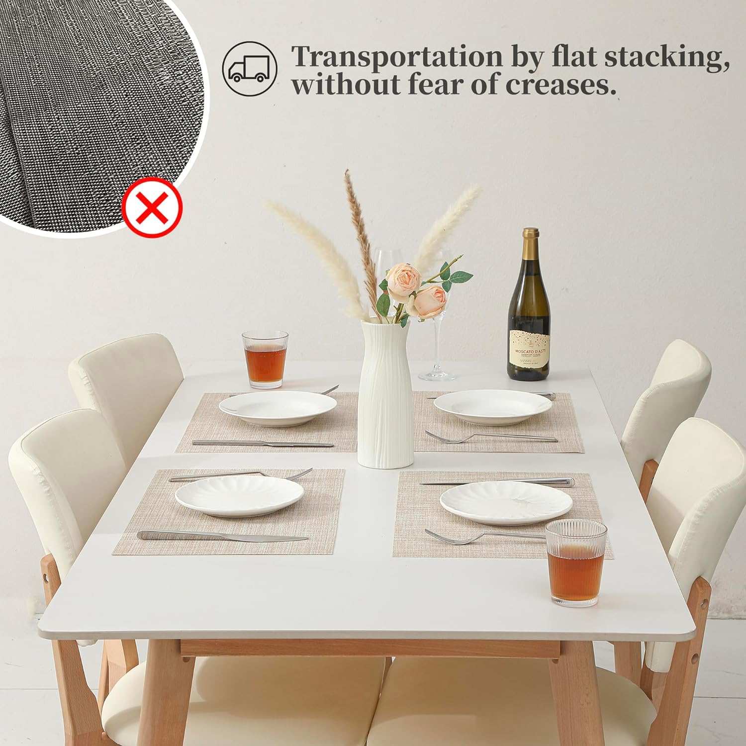 Thumbnail 5 de Leetaltree Beige Placemats 45x30 cm ๐ฝ