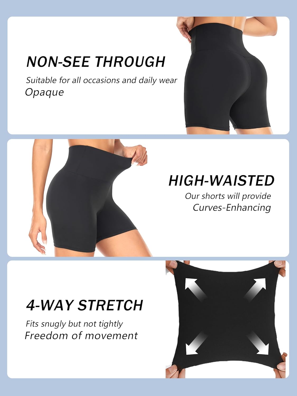 Thumbnail 2 de BLONGW High Waisted Cycling Shorts Women