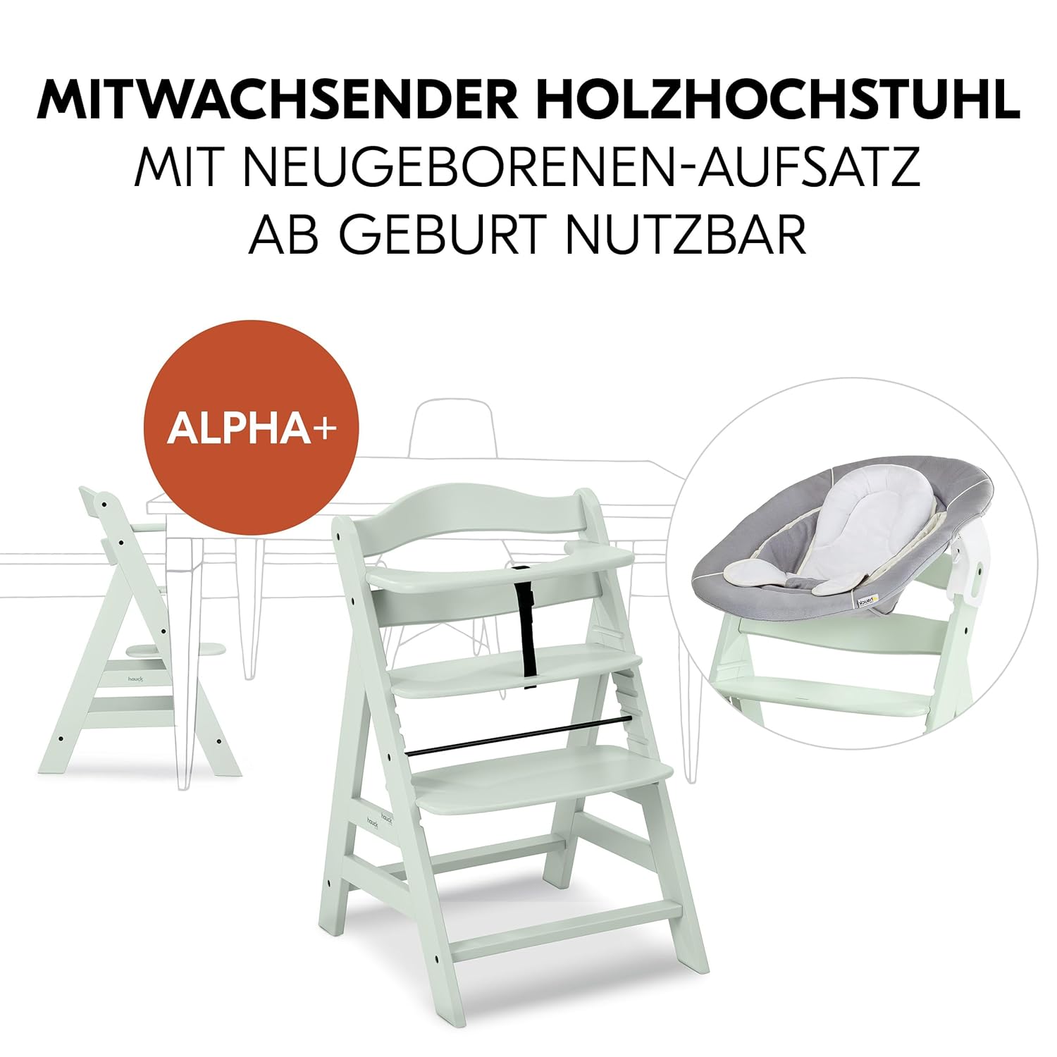 Thumbnail 2 de hauck Alpha+ Newborn Set 90 kg