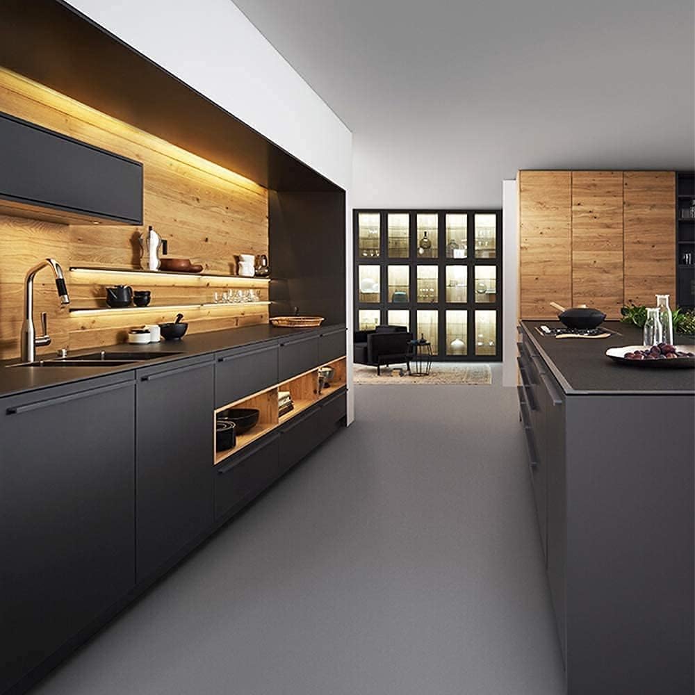 Thumbnail 1 de Decoroom Sticky Back Plastic Self Adhesive Wallpaper Dark Grey 90x500cm – Peel and Stick Vinyl Wrap