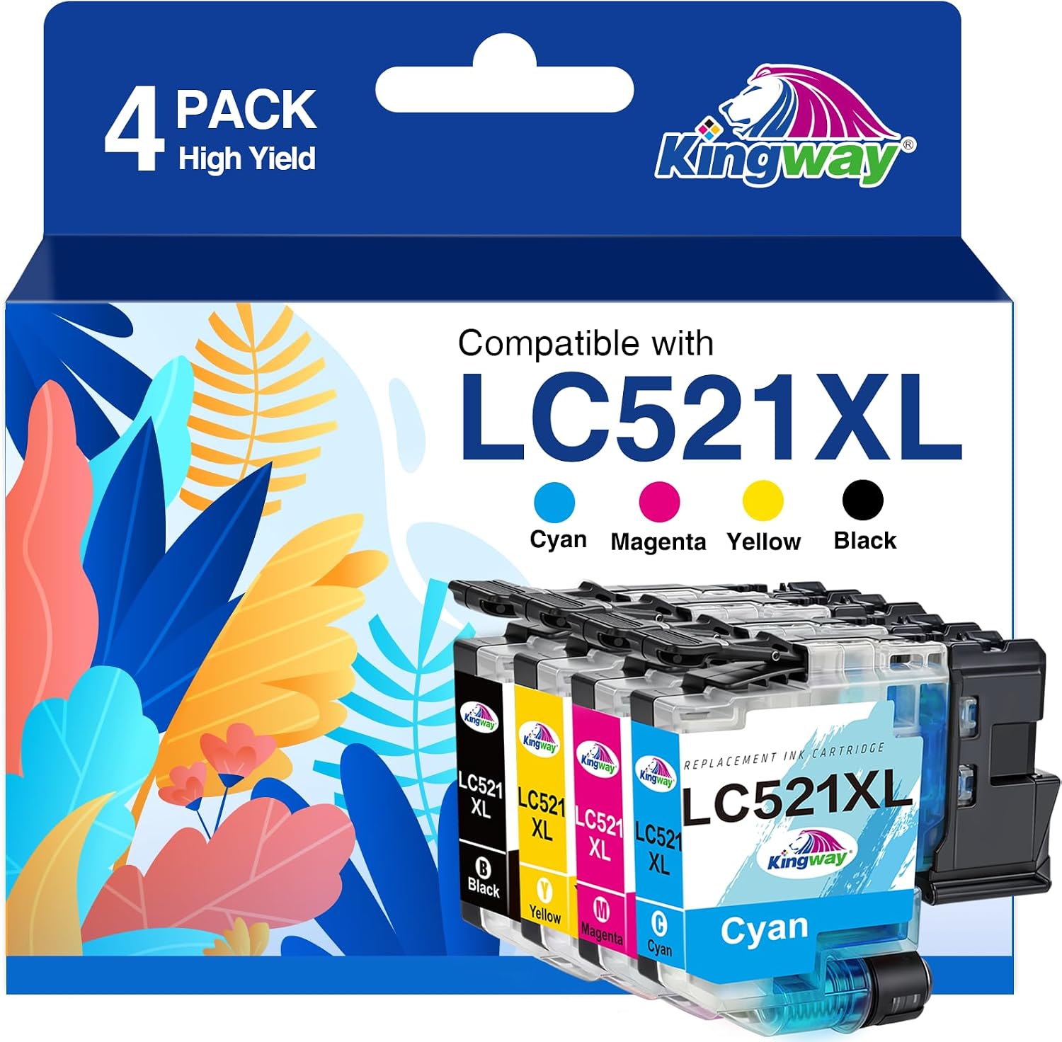 Detalle de LC521 Druckerpatronen 4er Pack XL