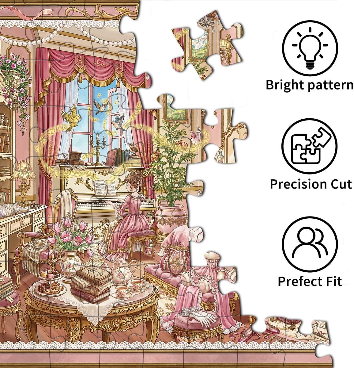 Detalle de HUADADA 1000-piece jigsaw puzzle