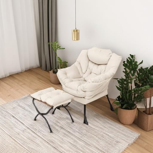 Detalle 2 de Welnow Lazy Chair with Ottoman 400 lb capacity