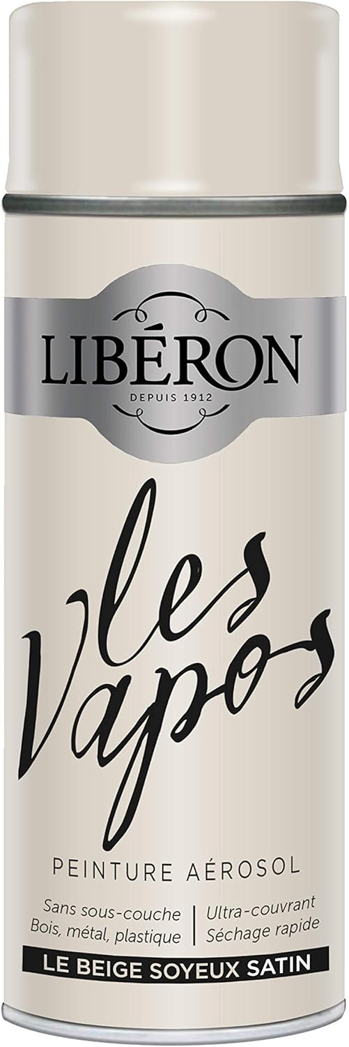 Thumbnail 4 de Libéron Peinture aérosol Les vapos Le Blanc Pur Pur Satin 400 ml