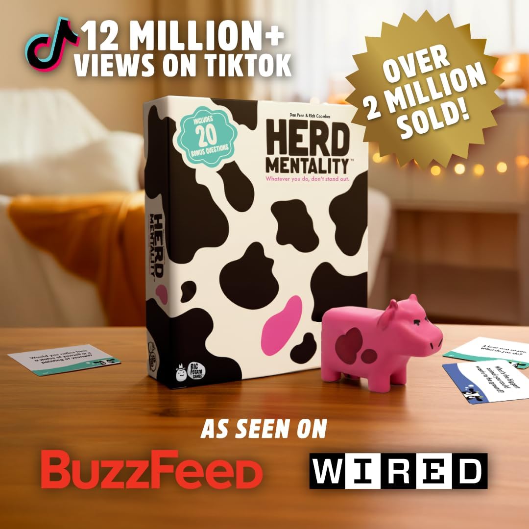 Detalle 2 de Herd Mentality board game 20 extra questions 🎲