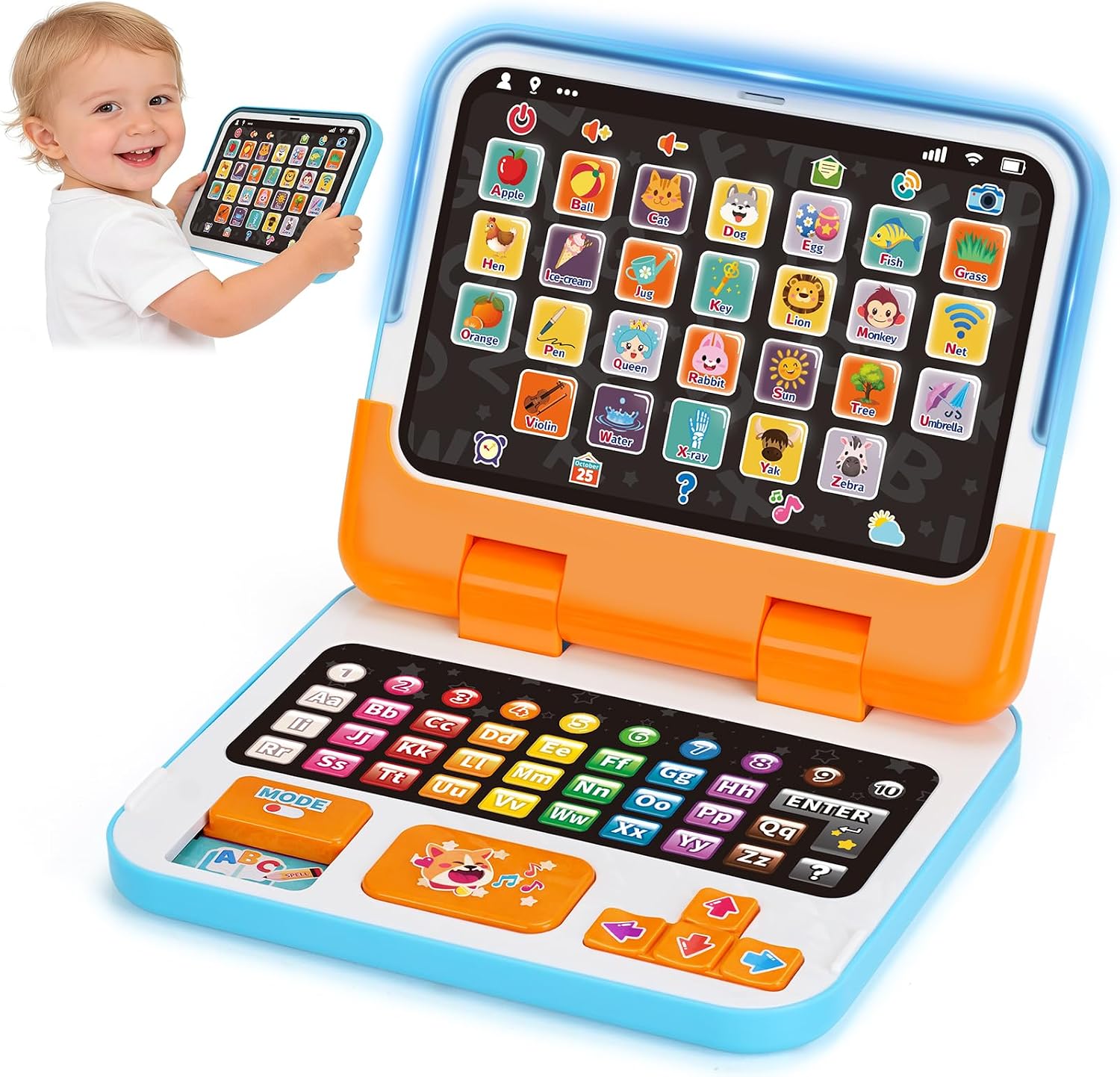 Detalle de Dreamon Kids Laptop 2-in-1 Toy Laptop: A Practical Early-Learning Computer