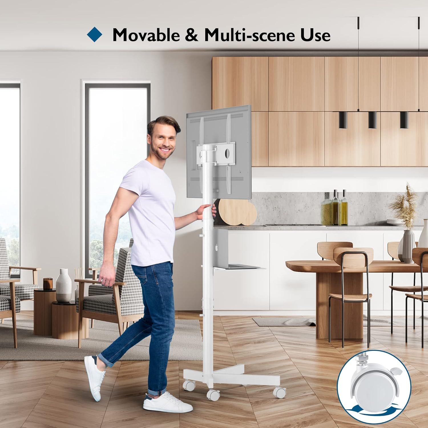 Thumbnail 1 de BONTEC Mobiler TV Ständer 23–60 Zoll