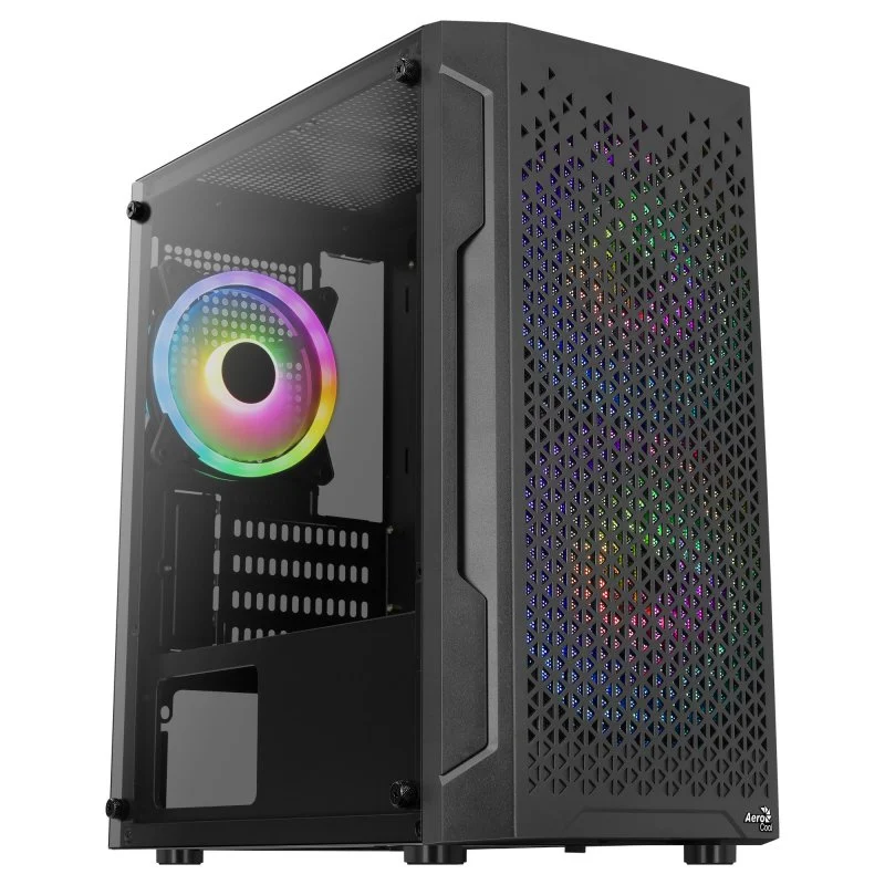 Detalle de Aerocool Trinity Mini V2 caja compacta con USB 3.0