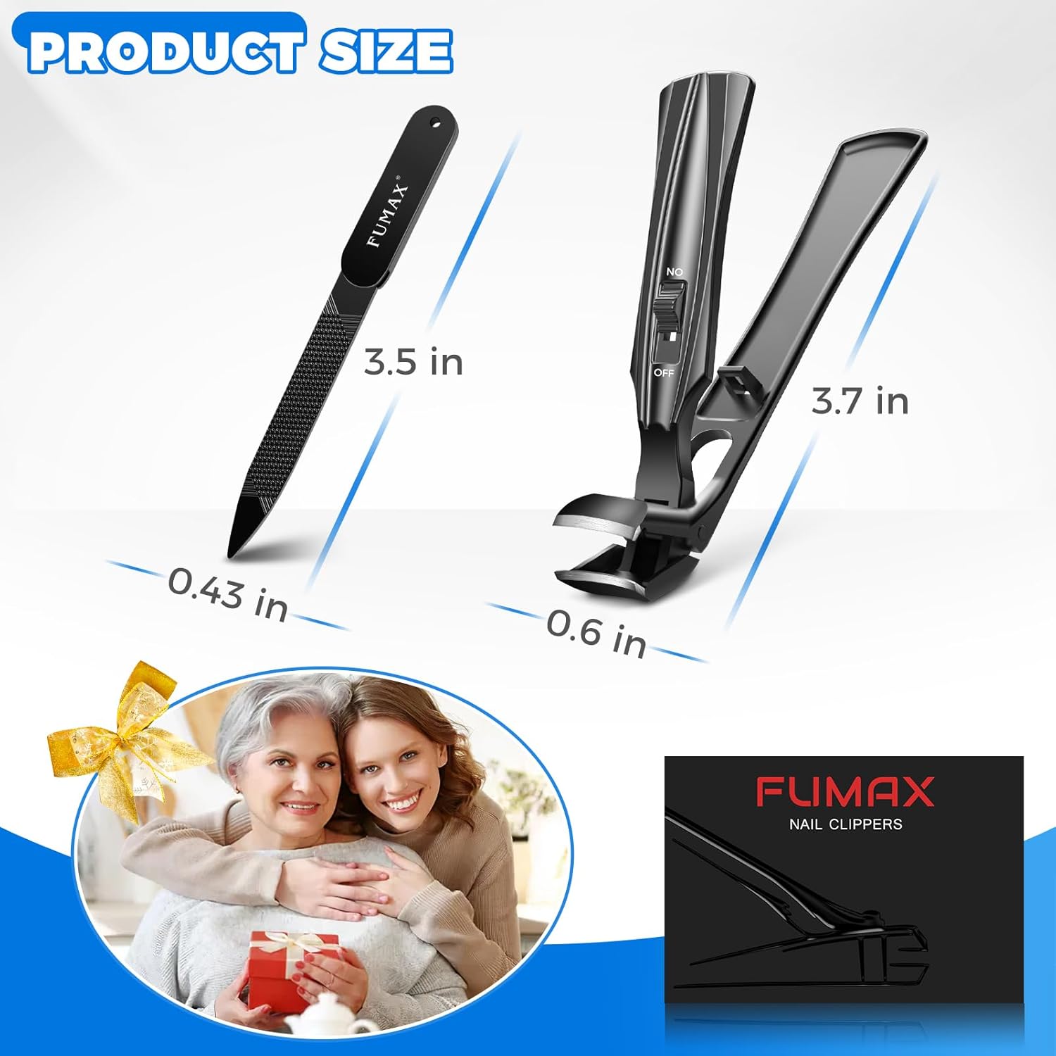 Thumbnail 6 de Toenail Clippers for Seniors for Men Thick Toenails – 2026 Updated Ergonomic Heavy-Duty Cutter