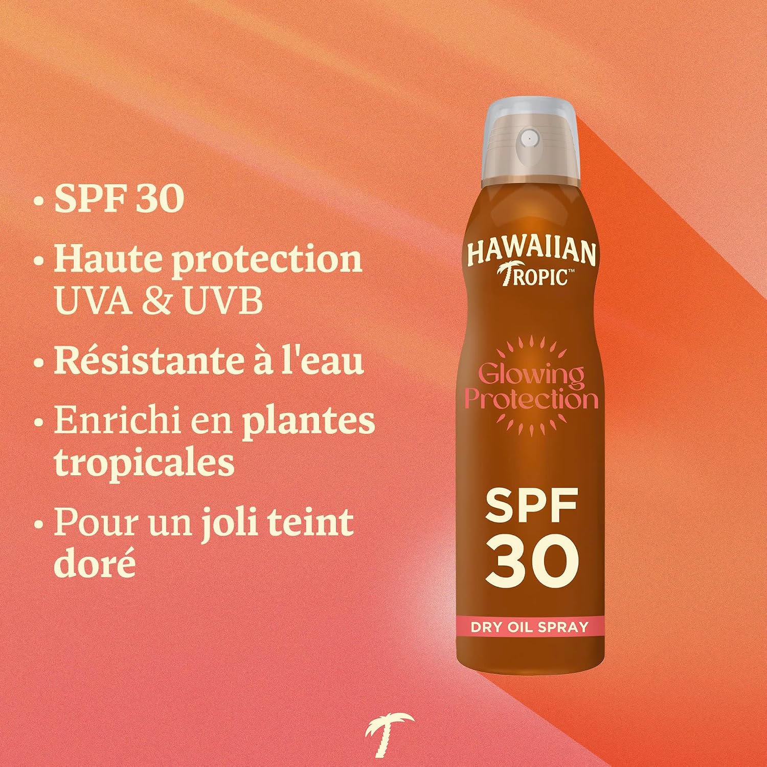 Detalle 2 de Hawaiian Tropic Glowing Spray SPF 30, 180 ml
