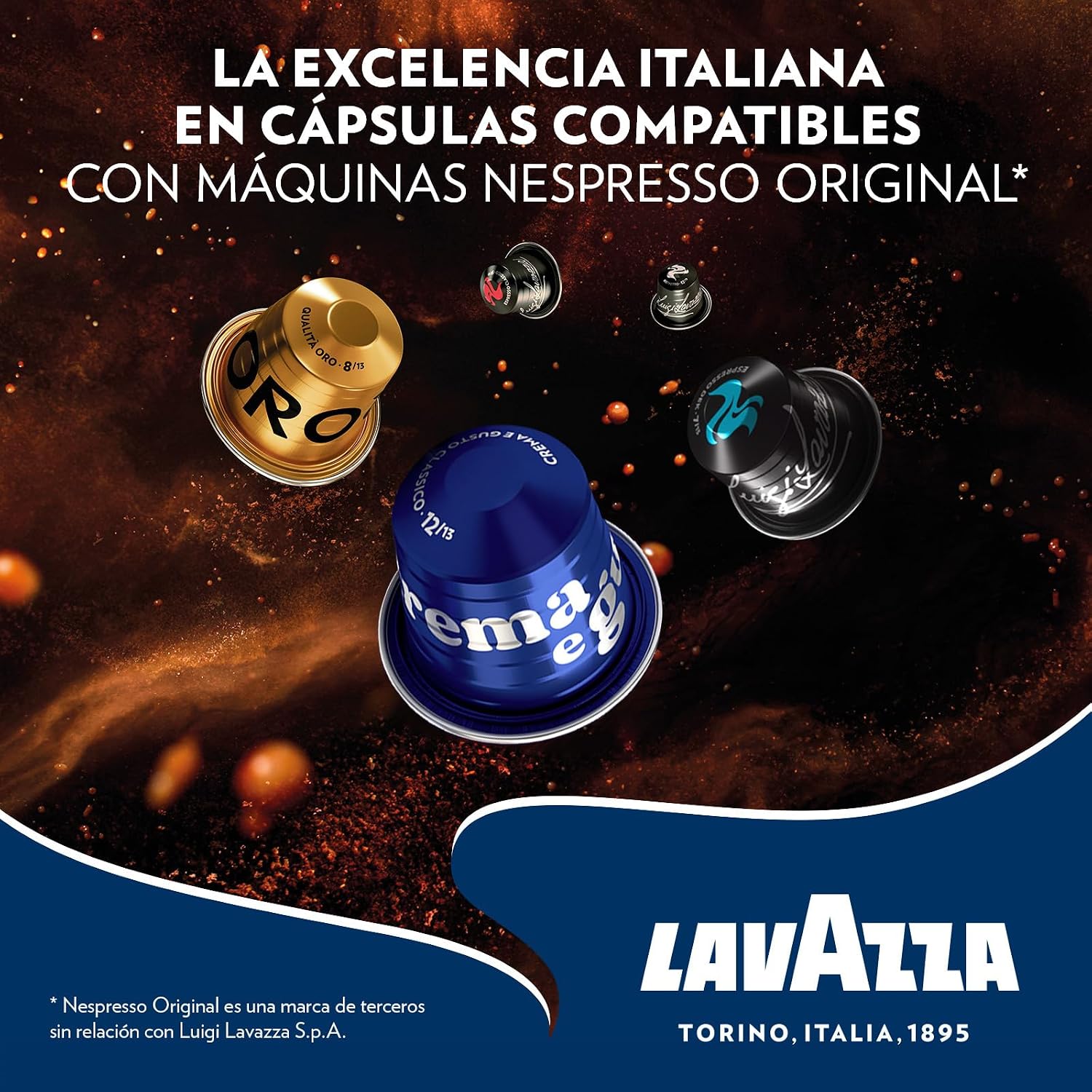 Detalle de Lavazza Crema e Gusto Classico — 30 cápsulas compatibles con Nespresso Original