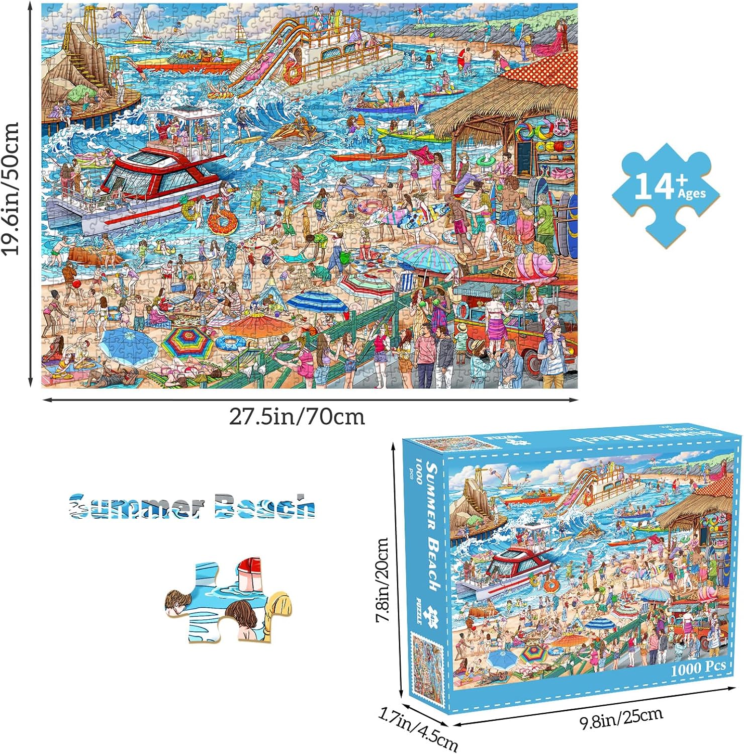 Thumbnail 1 de 1000-piece Jigsaw Puzzle for Adults