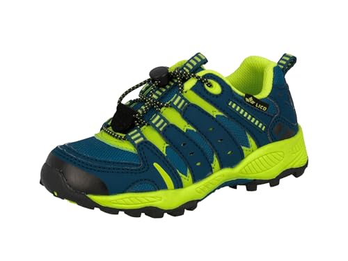 Detalle de Lico Fremont Trekking-& Wanderhalbschuhe für Unisex | Petrol Lemon Blau, 28 EU