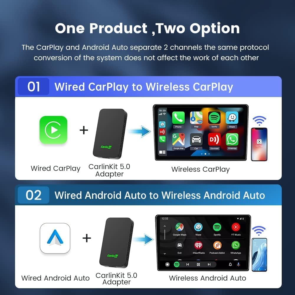 Thumbnail 3 de Carlinkit 5.0 2air Wireless CarPlay and Android Auto Adapter
