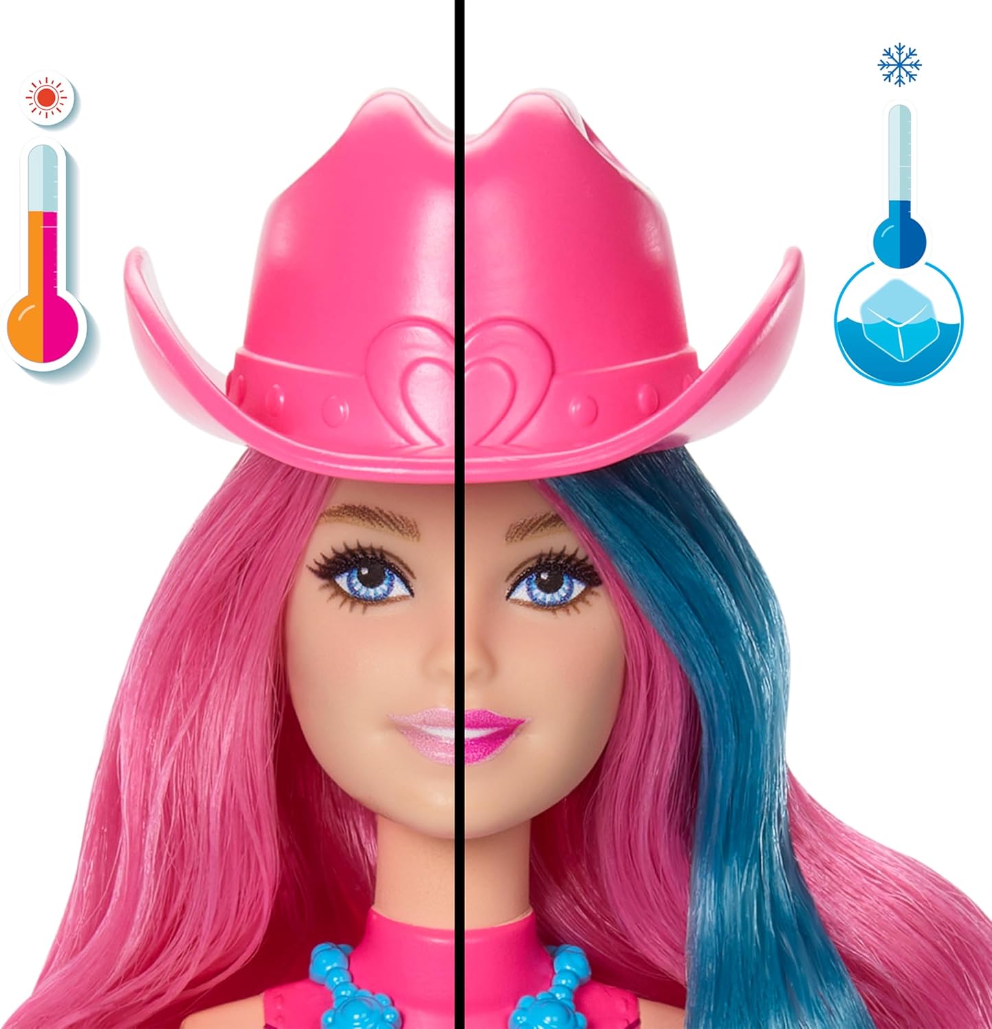 Detalle 2 de Barbie Color Reveal Serie Country Chic — Bambola a sorpresa con rivestimento scintillante e 6 accessori