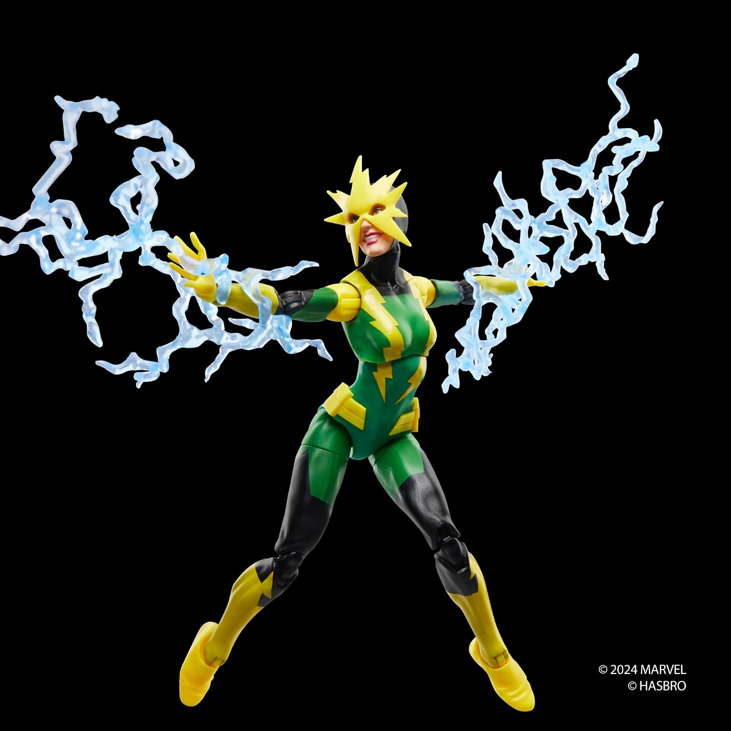 Thumbnail 5 de Marvel Legends Series Electro (Francine Frye) Actionfigur – 15 cm mit Retro-Blister & 20+ beweglichen Punkten