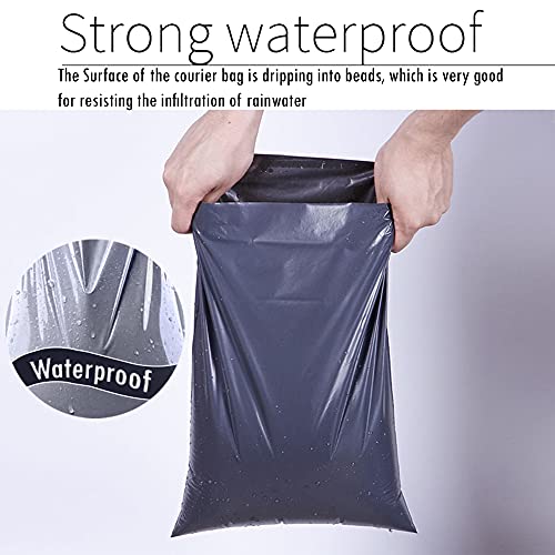 Detalle de MSDS-SOLUTIONZ 125 Grey Plastic Mailing Bags, 5 Assorted Sizes