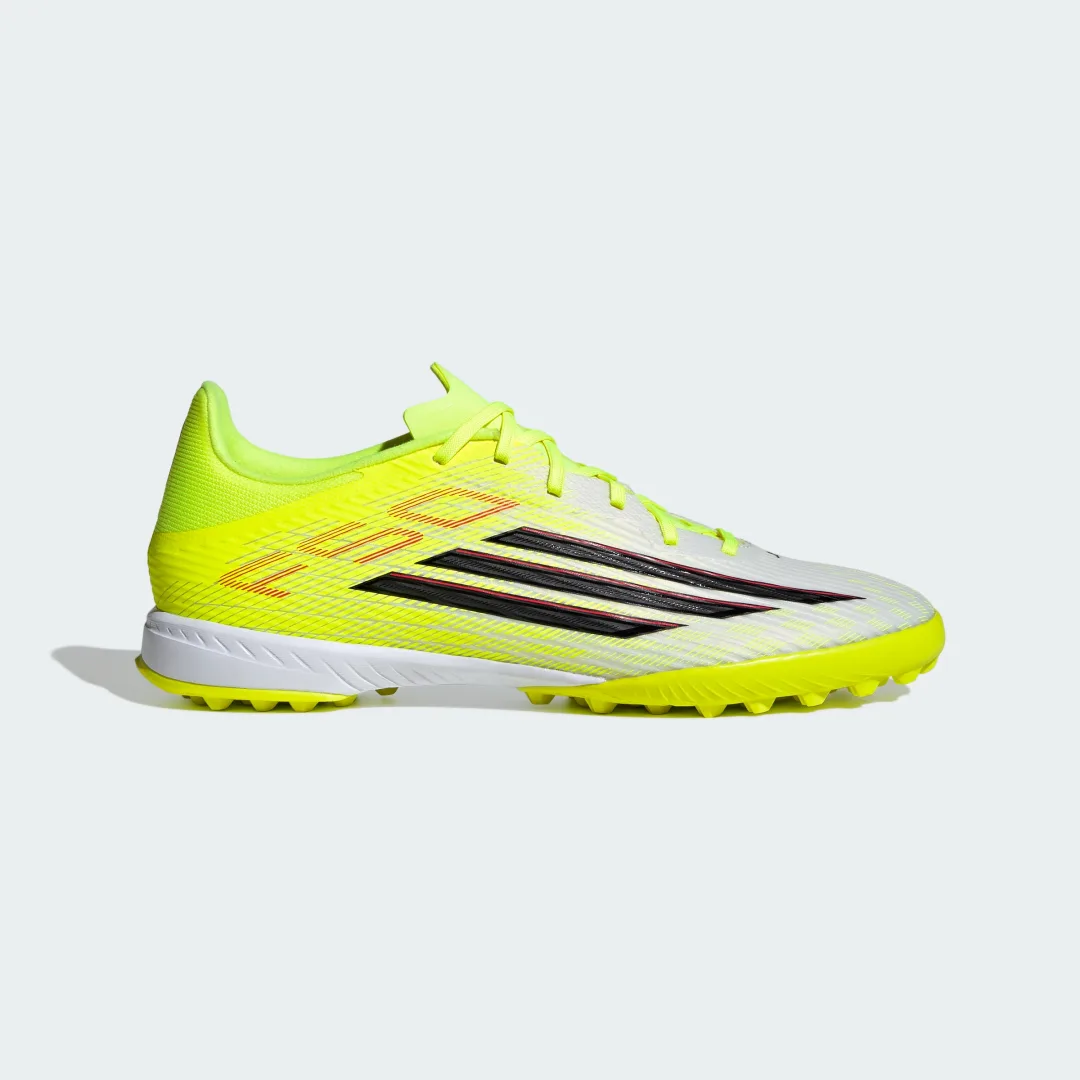 Detalle de Zapatilla de fútbol Adidas F50 LEAGUE moqueta — Amarillo