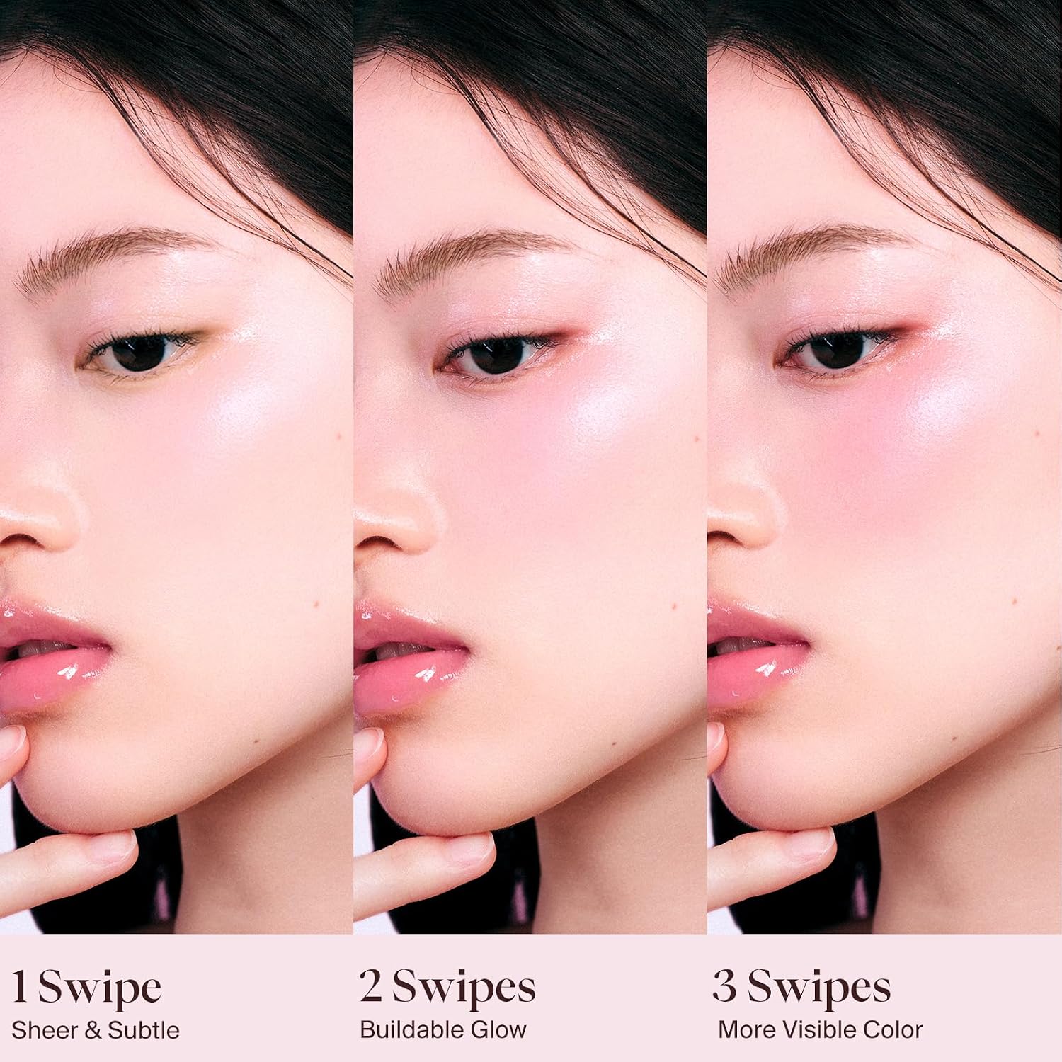 Thumbnail 3 de JOOCYEE AURA Glazed Blush Highlighter: Veil Nude, Dewy Finish