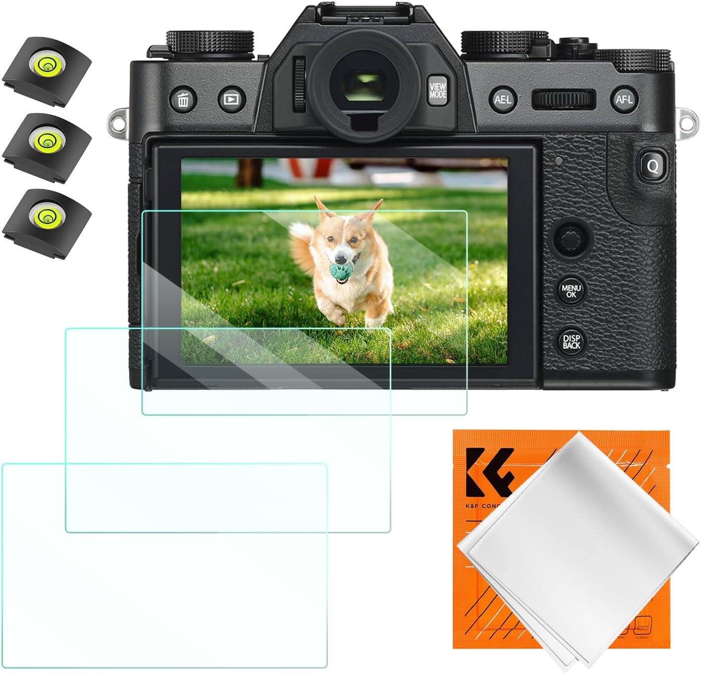 Thumbnail 5 de K&F CONCEPT Protector pantalla para Fujifilm X100V 3 unidades