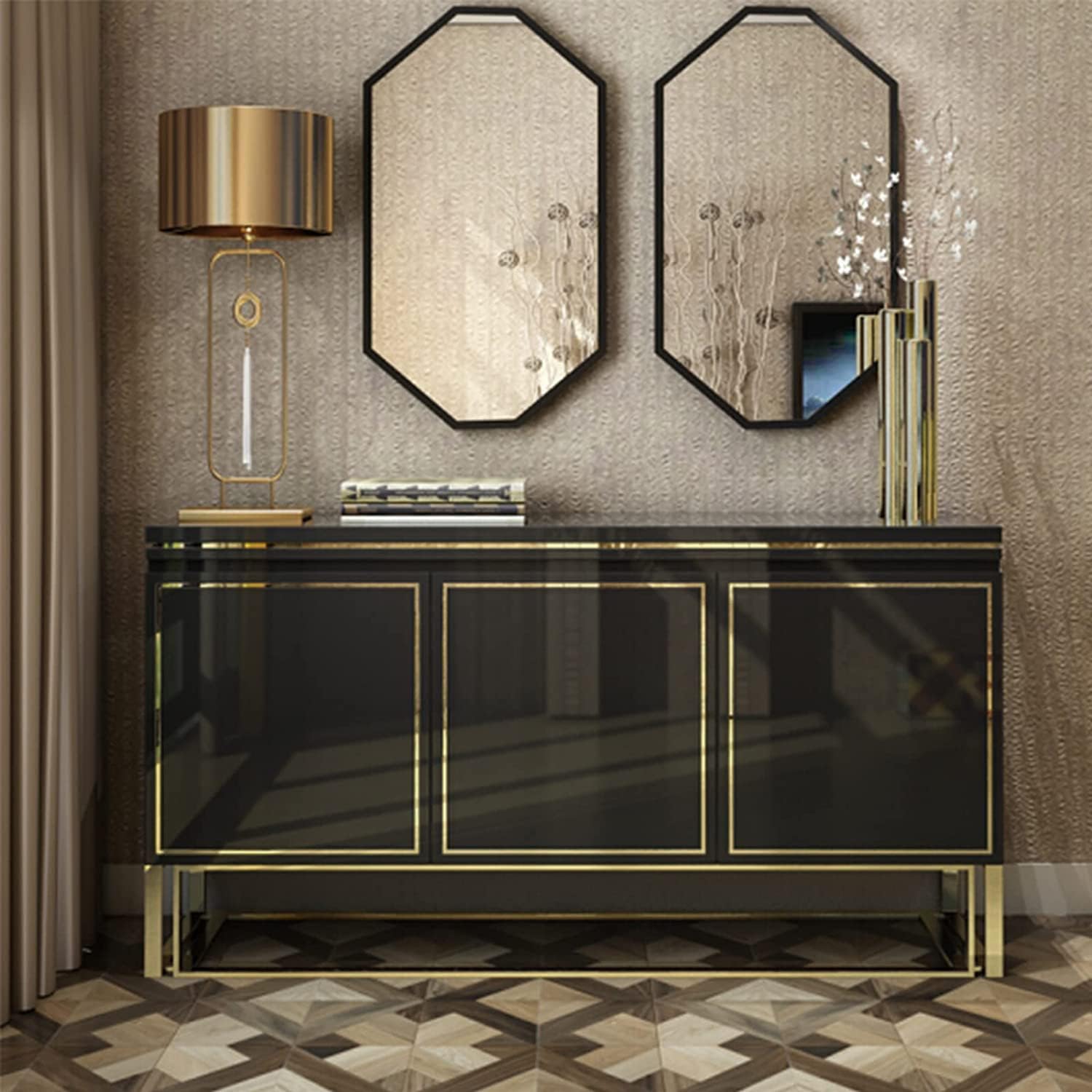 Detalle de Decoro(Deсoro)om Carta Adesiva per Mobili Nero 30 × 300 cm in PVC autoadesiva impermeabile