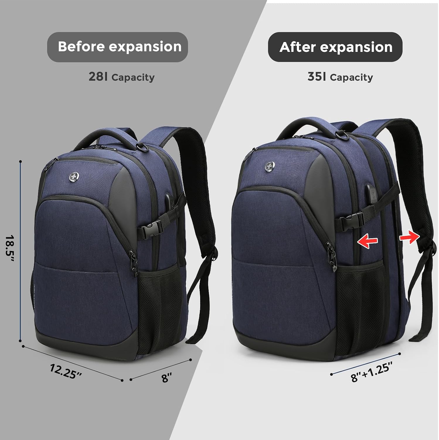 Detalle de Swissdigital Design Laptop Backpack SD1671-12