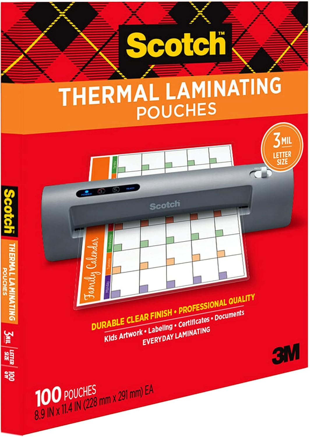 Thumbnail 6 de Scotch Thermal Laminating Pouches, 8.9 x 11.4 Inches (Letter Size), 100-Count