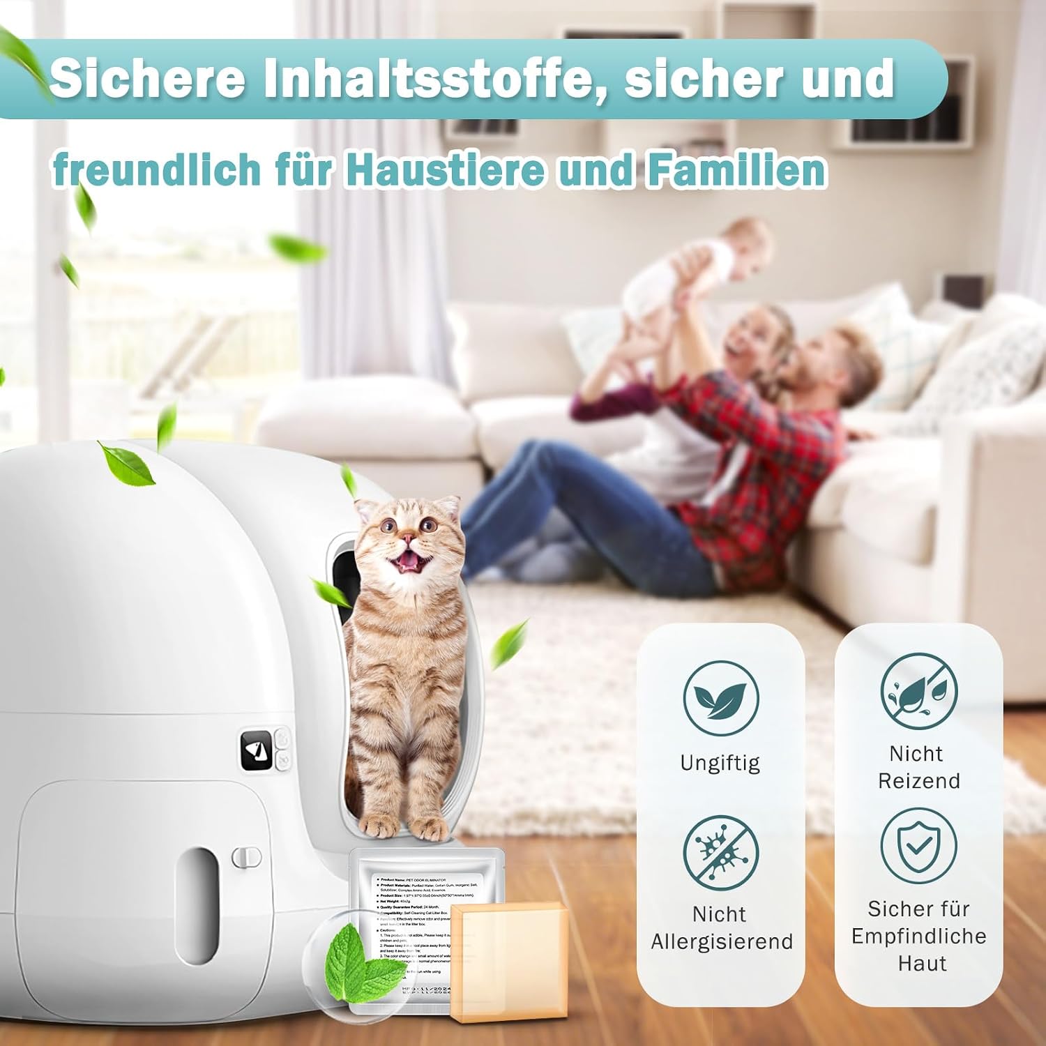 Detalle de 6x N50 Geruchsvernichter 2.0 für Pura Max & Pura Max 2 – Langfristige Geruchskontrolle