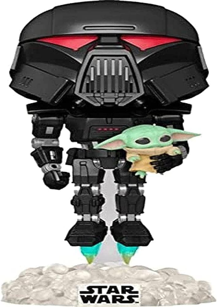 Detalle de Funko POP! スター・ウォーズ:マンダロリアン ダーク・トルーパー&グローグ #488 暗闇で光る限定フィギュア