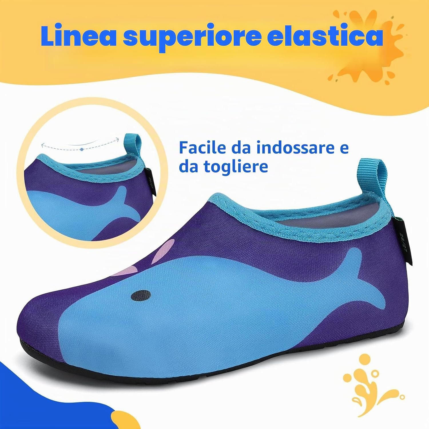Detalle de SAGUARO Scarpe da Immersione per Bambino: Scarpette da Spiaggia Ragazze