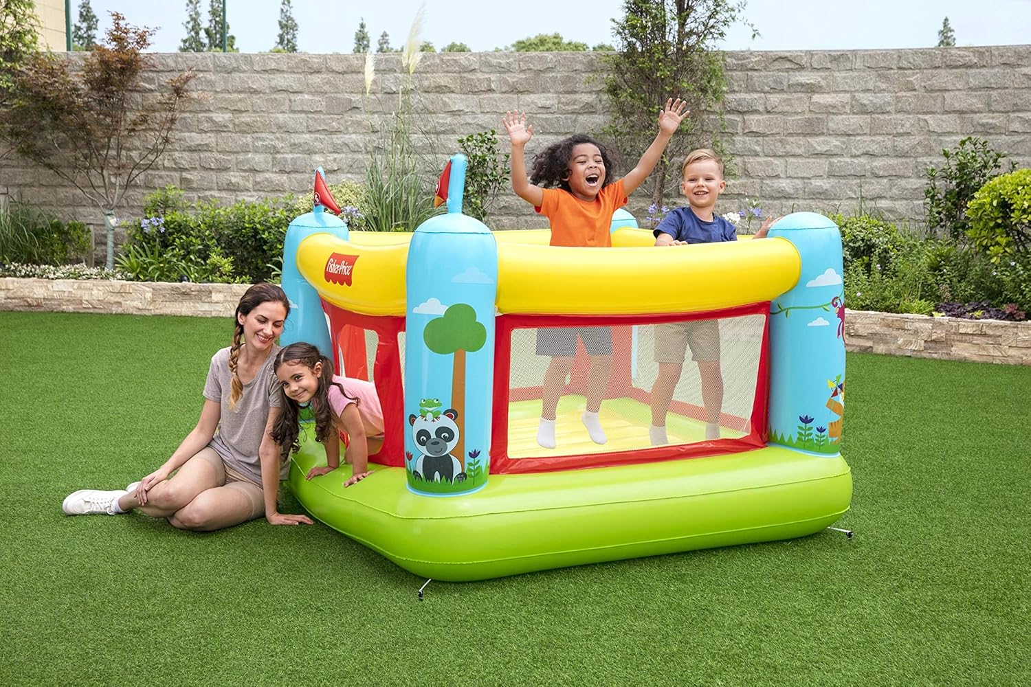 Detalle 2 de Bestway BW93553 Fisher Price Castillo Hinchable